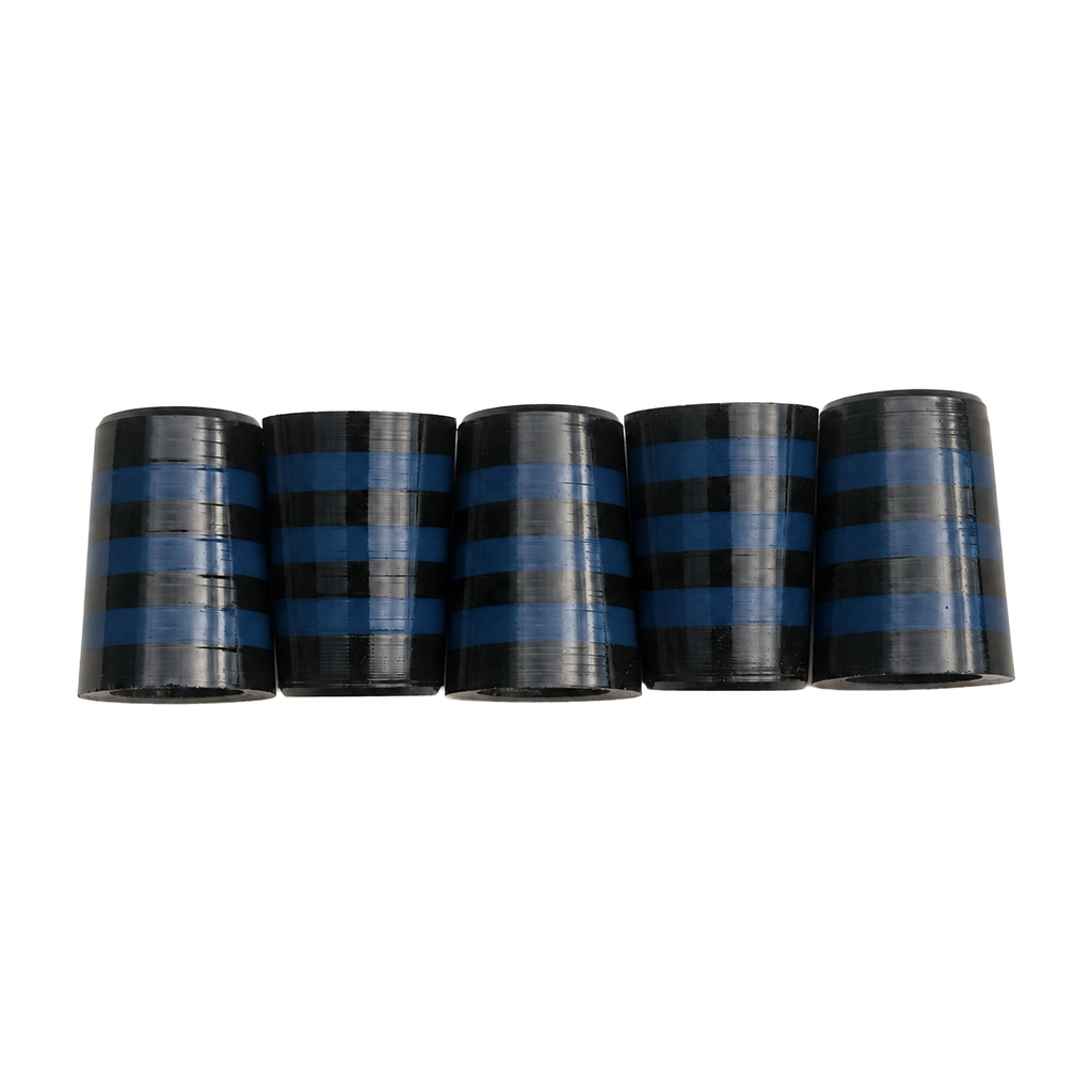 Foundry North Striped Ferrules - Midnight Navy (10-Pack)