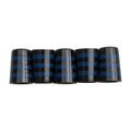 Foundry North Striped Ferrules - Midnight Navy (10-Pack)