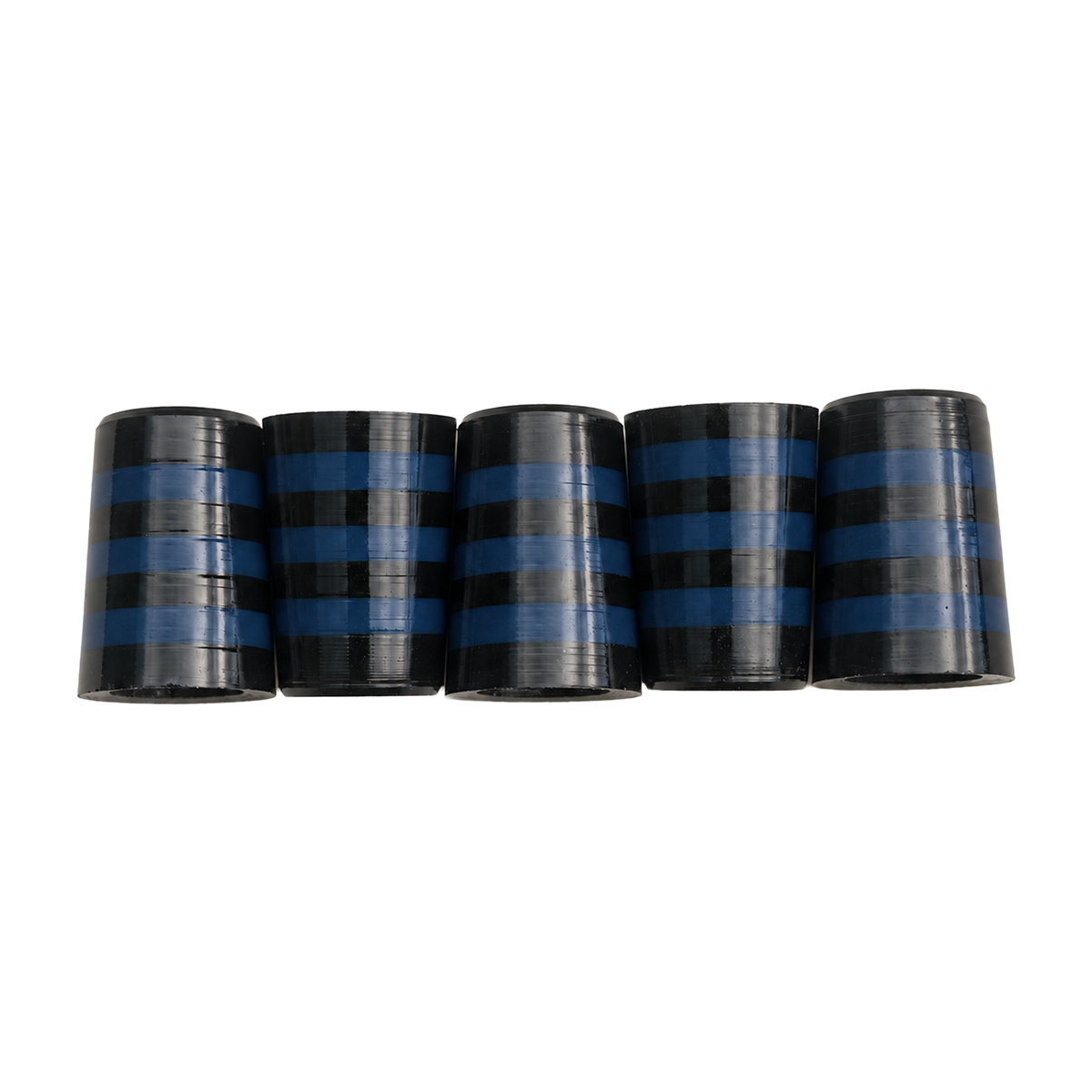 Foundry North Striped Ferrules - Midnight Navy (10-Pack)