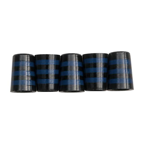 Foundry North Striped Ferrules - Midnight Navy (10-Pack)
