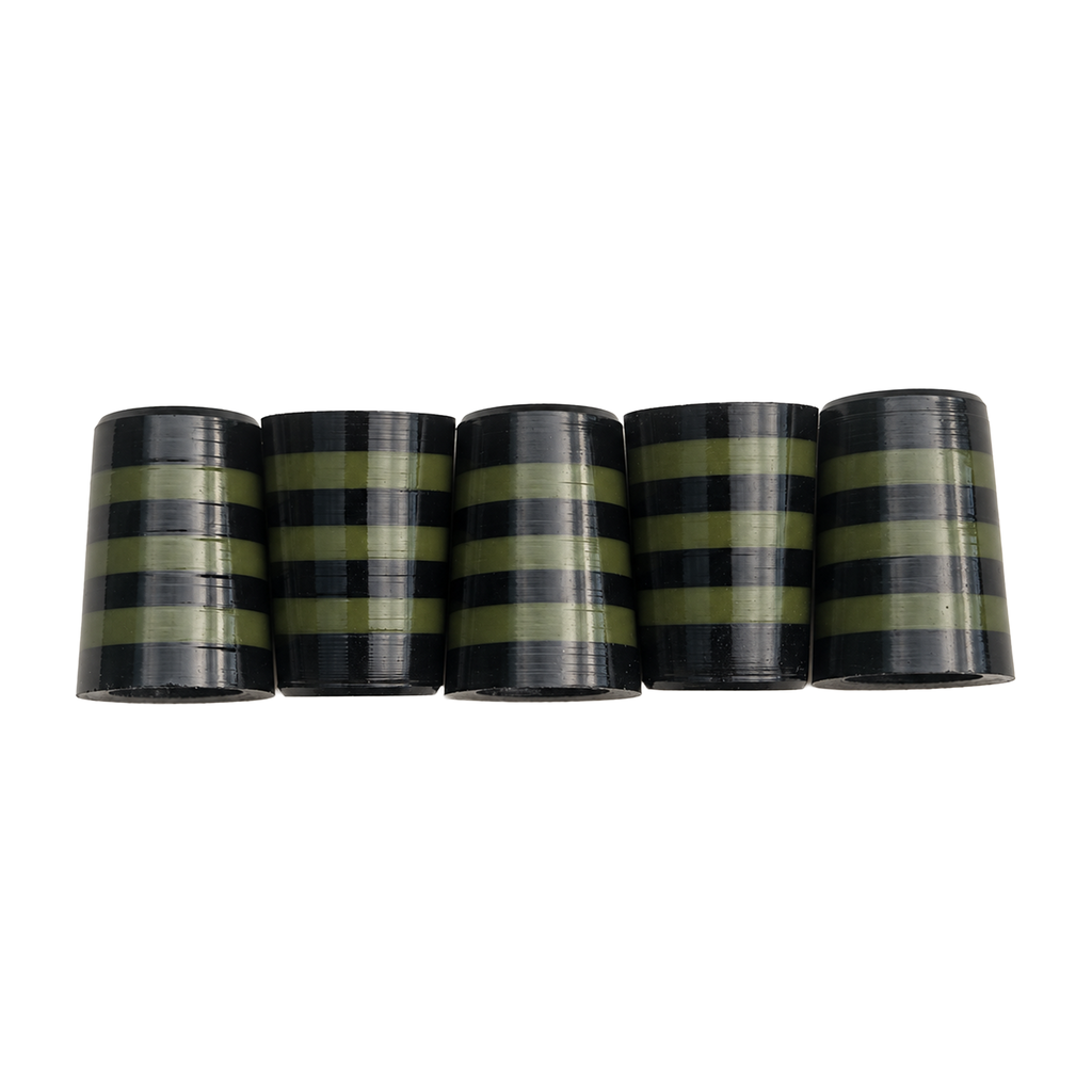 Foundry North Striped Ferrules - Olive Drab (10-Pack)