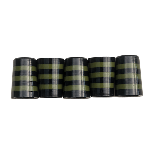 Foundry North Striped Ferrules - Olive Drab (10-Pack)