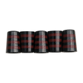 Foundry North Merlot striped golf ferrules