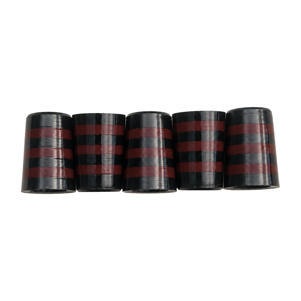 Foundry North Merlot striped golf ferrules